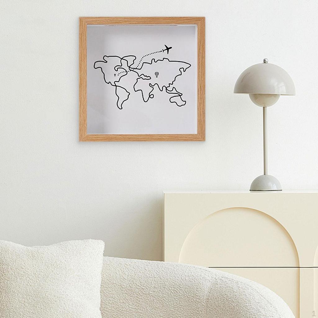 Shadow Box Frame Memory Ticket Holder for Movie Travel Sporting Events Concert Tickets