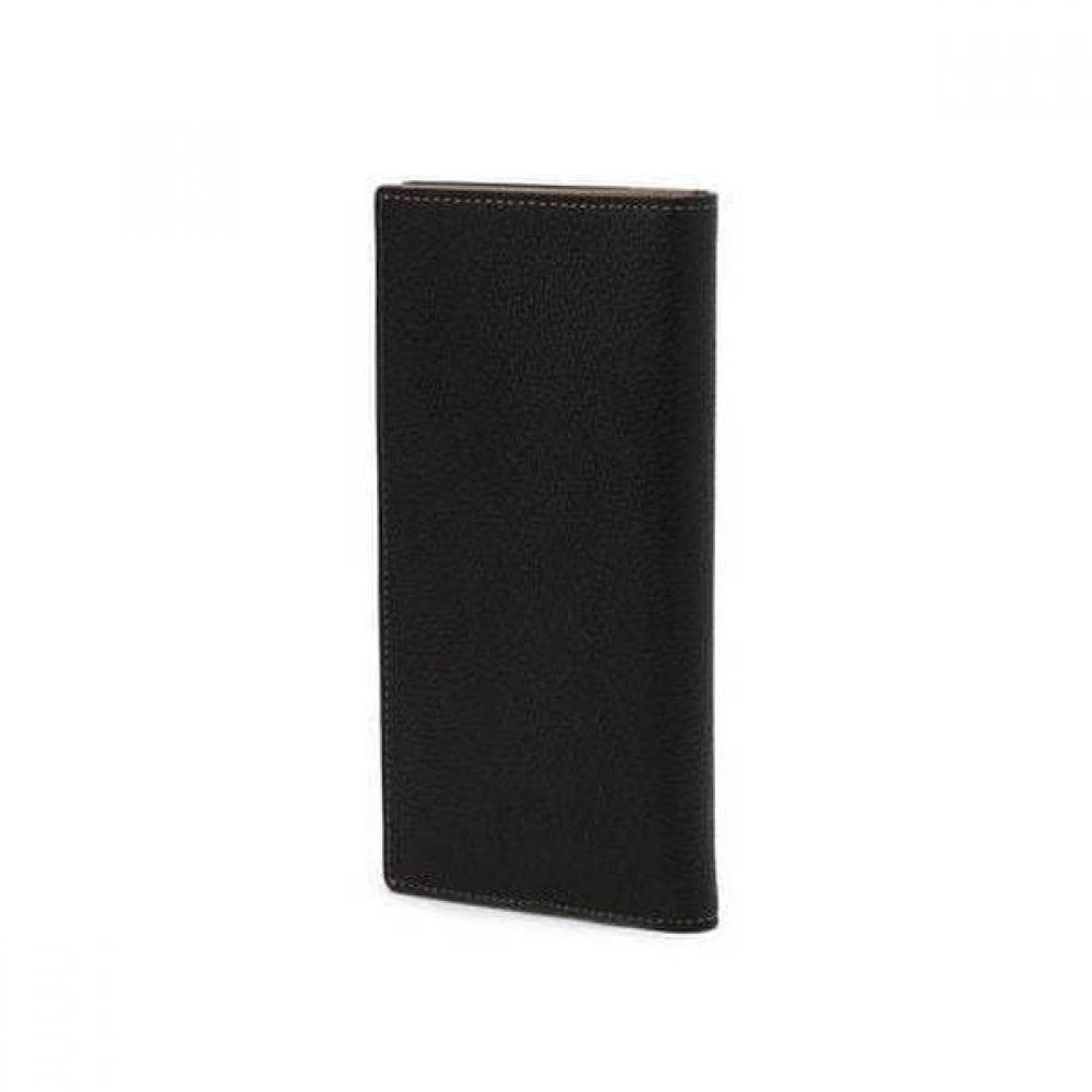 Daks Long Wallet Soft Twotone Cowhide Black Dbwa6e705bk