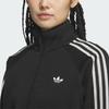 Adidas Originals Track Top Knit Balloon Zip Stand Collar Striped Loose Long Sleeve Jacket Women jackets KQ5488