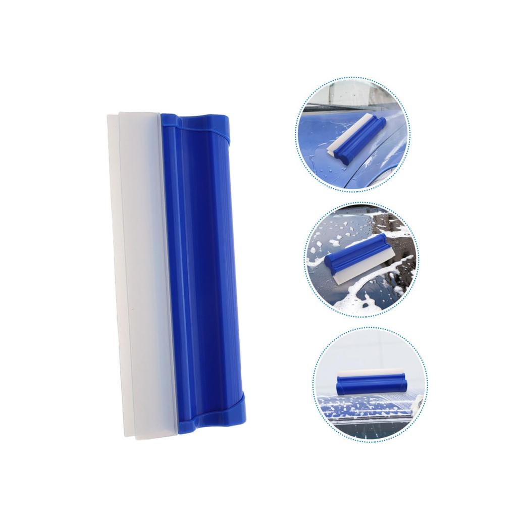 2pcs Water Scraper Tool Anti Scratch Silicone Car Window Cleaners Flexible Water Blade Scrapers For Clear View