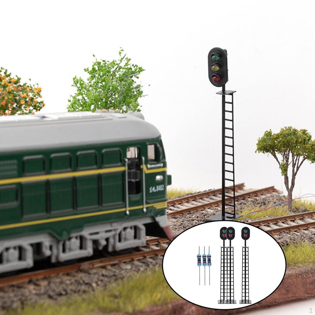 1/87 Scale Train Model Lamp Railway Scenes Accessories