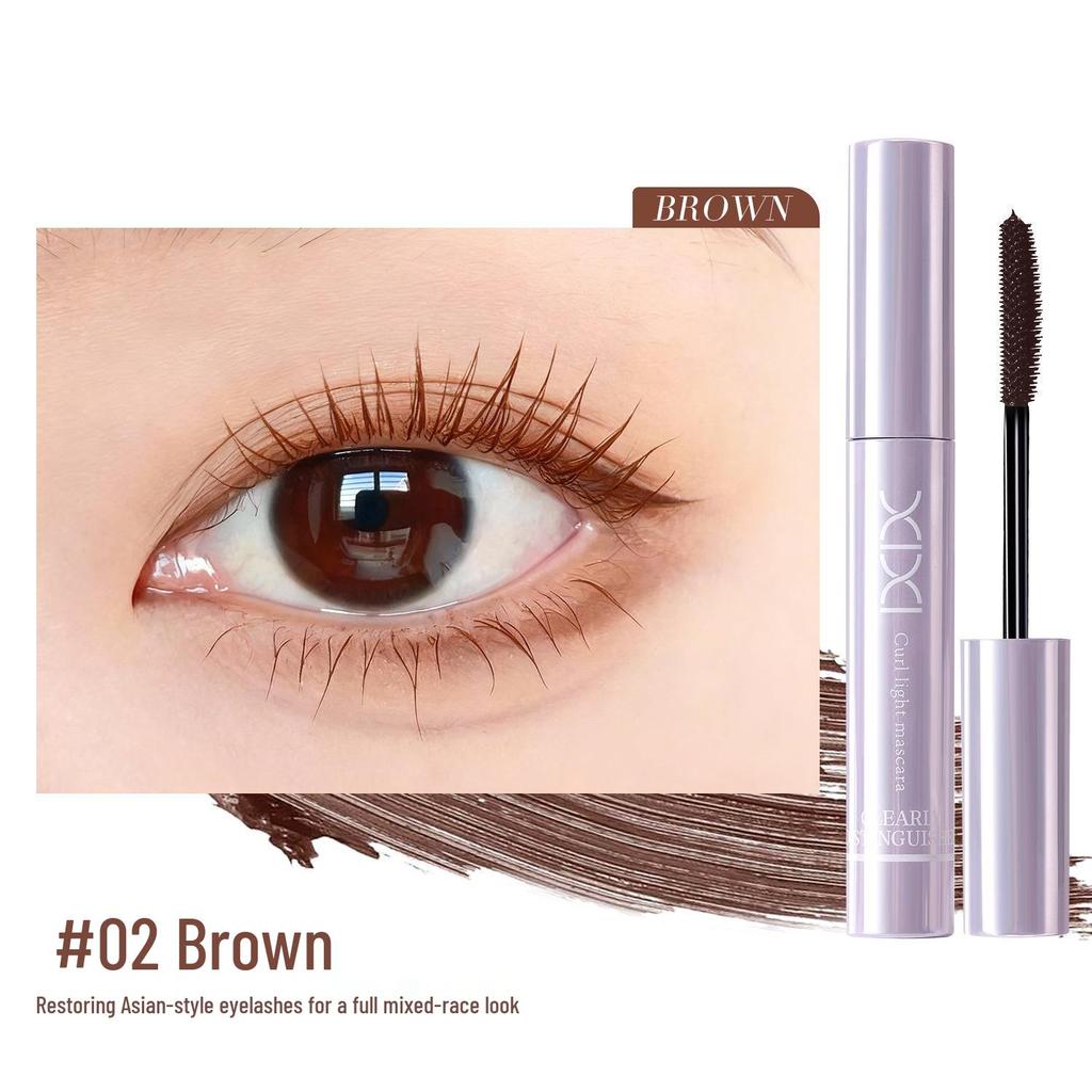 Xixi Lightweight Curling Mascara for Long, Voluminous, Separated Lashes – Waterproof, Sweatproof, Smudge-Proof.