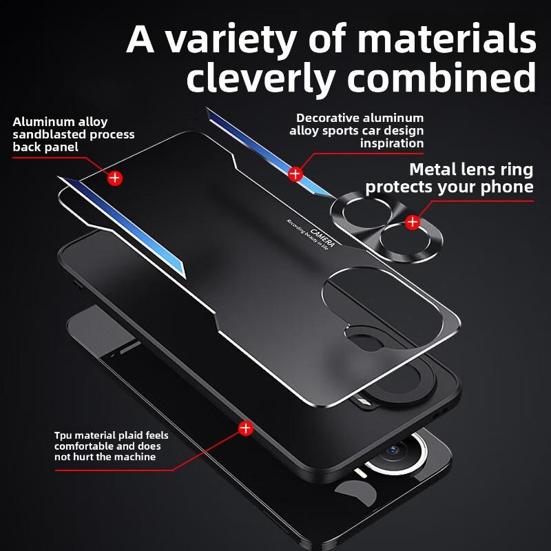 Business Matte Aluminum Alloy Case for POCO X8 Pro X8 Pro Max Redmi Turbo 5 5Max Shockproof Anti-Fingerprint Lens Protect Cover
