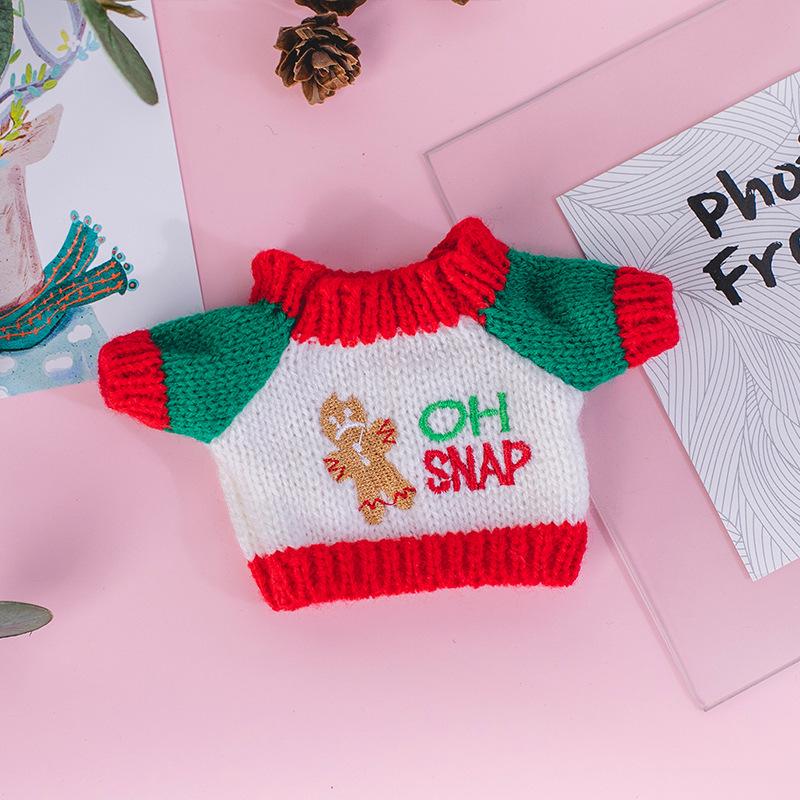 20cm Sternpuppe Plüschtier mit Wechselkleidung - Weihnachtsausgabe