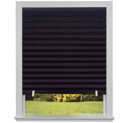 Persianas Zebra Plegables de Tejido No Tejido Adhesivas Cortina Blackout para Dormitorio Sala de Estar Balcón Oficina Decoración
