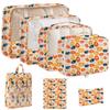 7-piece Set Travel Bag Organizer Clothes Box Blanket Shoes Packing Cubes For Suitcases Packaging Supplies Traveling Essentials