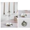 3 Arms Candle Holder Metal Pillar Candlesticks Wedding Event Candelabra