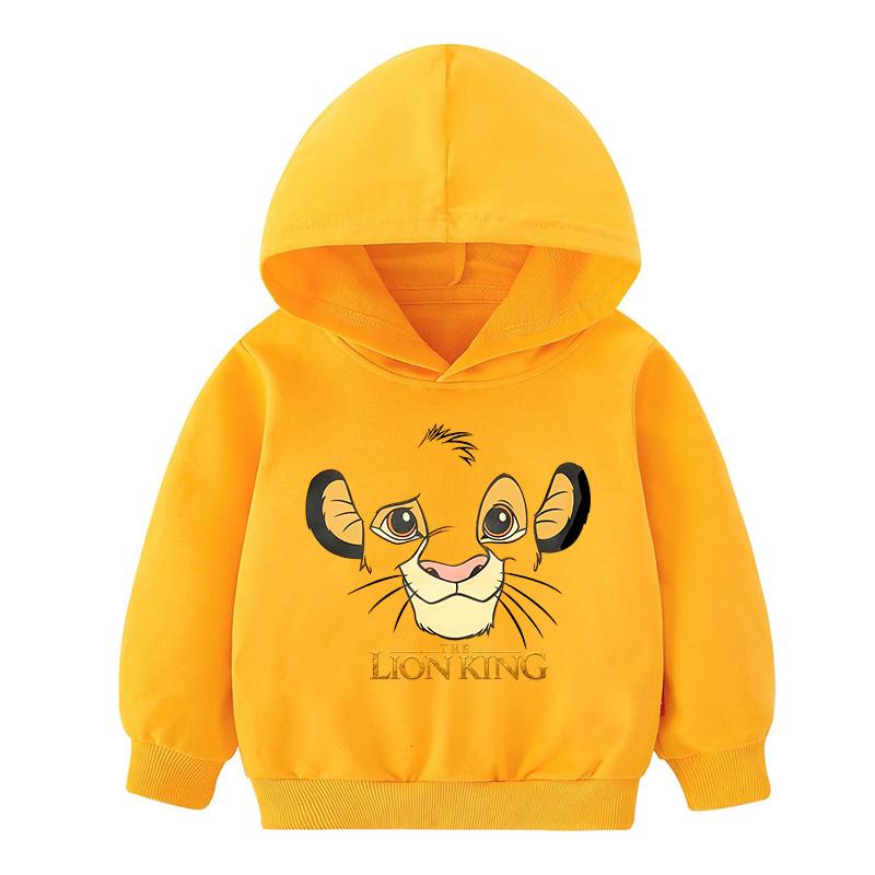 

Худи «Король Лев» для детей, принт HD, пуловер для мальчиков, полиэстер, повседневная толстовка для девочек, осенняя, популярная толстовка для подростков, возраст 4-14 лет 160