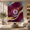 Dekoratives Wandbehang, Aston Villa Fußball Bedruckte Wandkunst, Leichte Wanddekoration Für Schlafzimmer Hintergrund