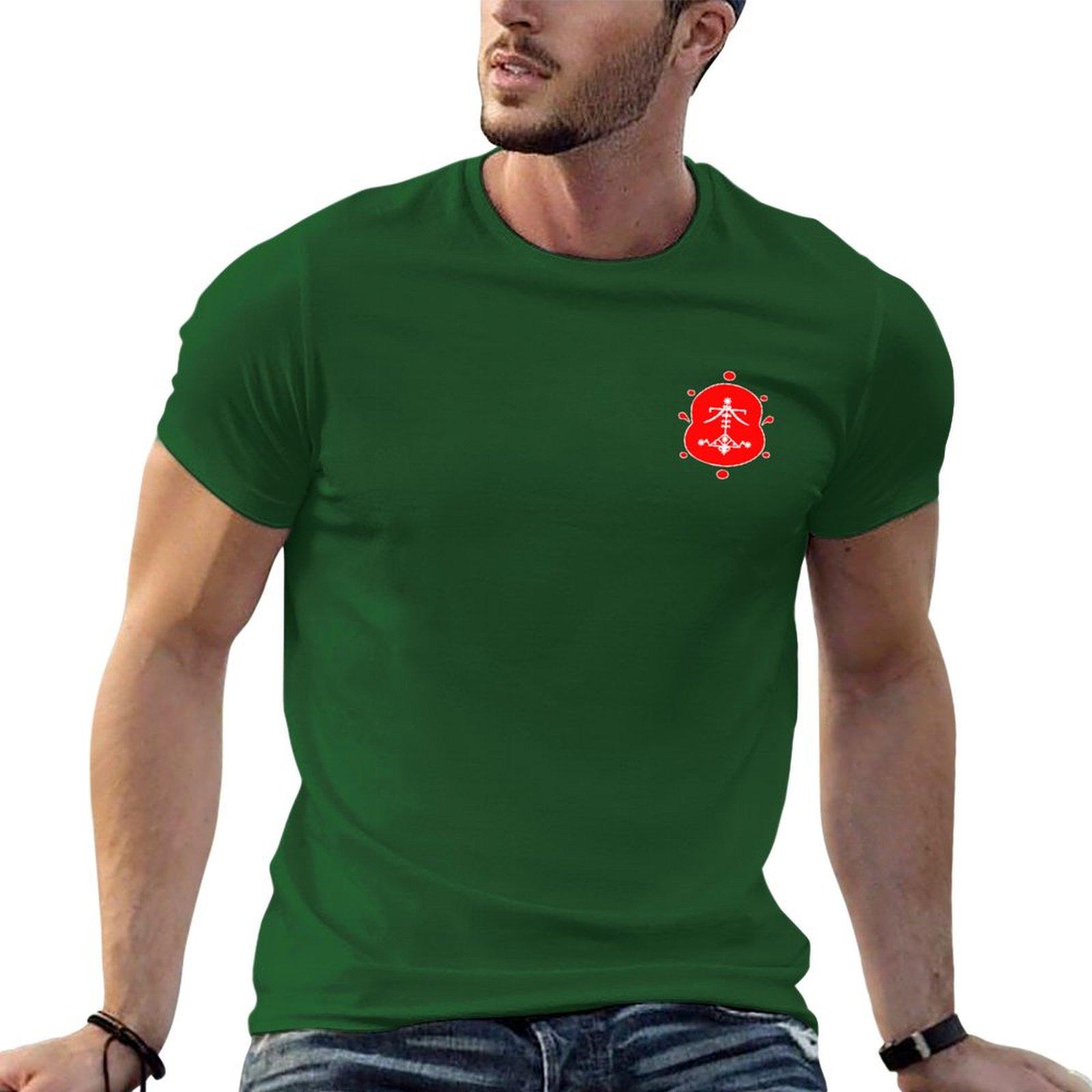 

Ogou Feray Vodou Veve T-Shirt graphic tee shirt anime stuff Men s clothing 4XL