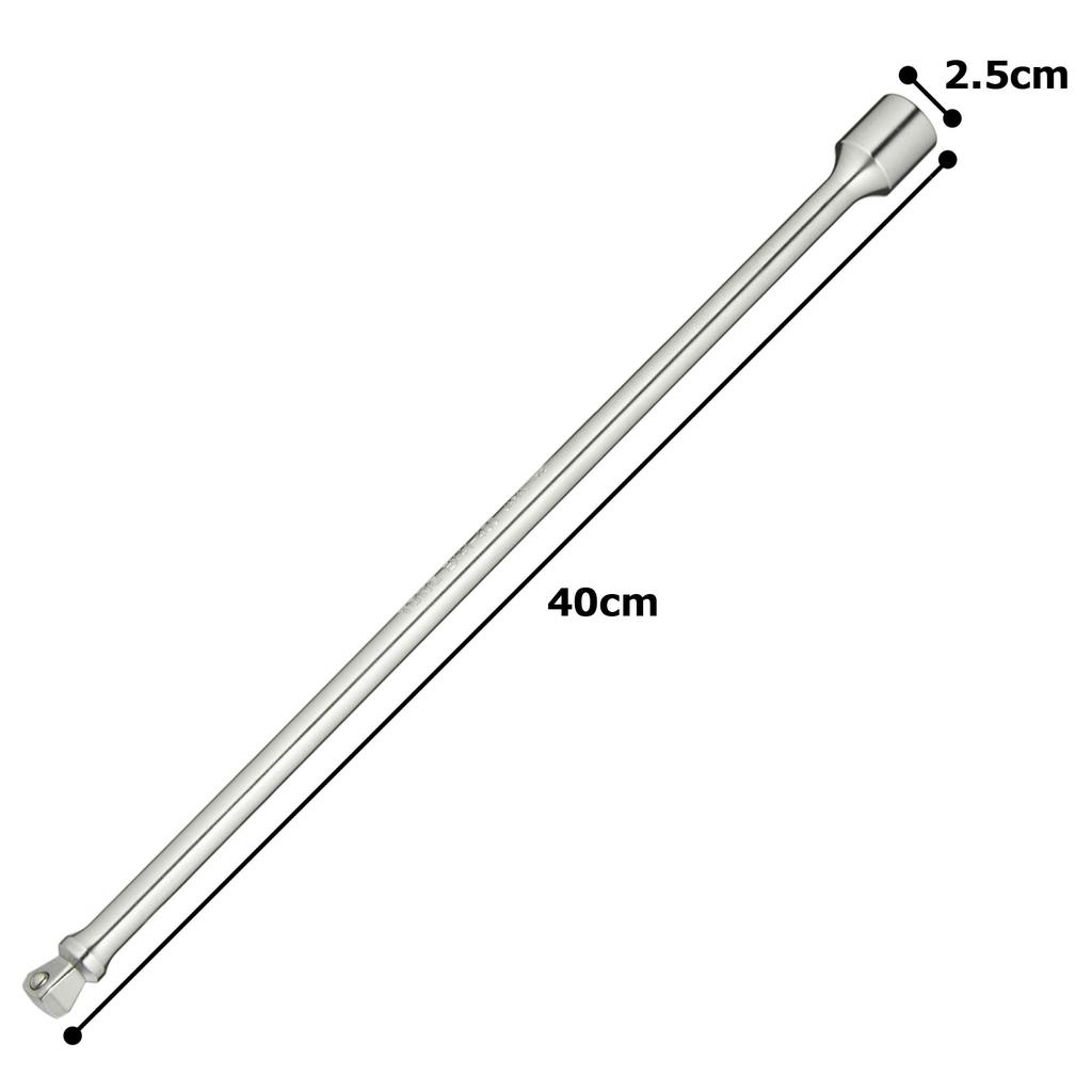 TONE Swing Extension Bar Drive Angle Total Length 400mm EX41-400 12.7mm (1/2")