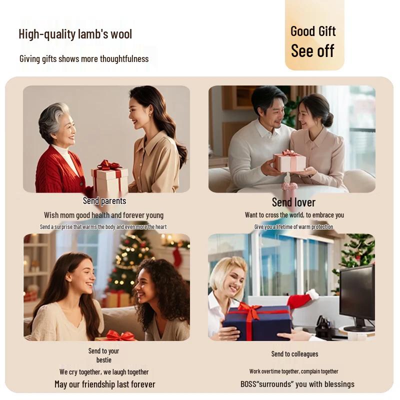 Tangshi Women's Winter Wool Scarf & Shawl