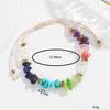 Natural Crystal Bracelet, Dopamine, Casual, Crushed Stone, Woven Bracelet, Adjustable, Jewelry, Accessories