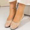 Fashion Air Mesh Hollow-carved Design Women Flat Shoes  Ladies Shoes Round Toe