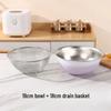 Zhishi Food Grade Drain Basket & Basin Set