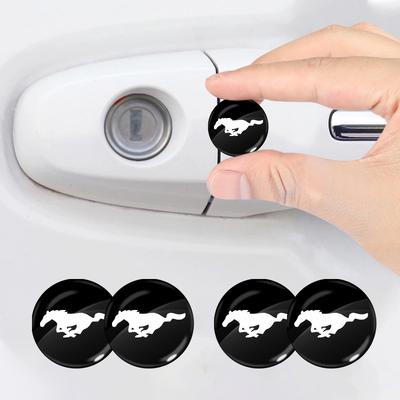 Car Lock Keyhole Stickers Door Lock Protect Car Stickers For Ford Focus Mk3 Fiesta Ranger Fusion Mondeo Mustang Fusion Kuga Ecosport