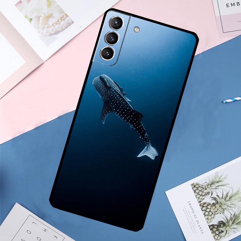 Walhai Fische Hülle Für Samsung Galaxy S24 Ultra S20 S21 S22 S23 S25 Ultra S9 S10 Plus S25 FE Rückseite