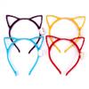 Luminous Rabbit & Cat Ear Headbands with Feather Clips - Perfect for Night Events & Gifts