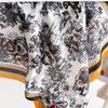 New Landscape Printed Silk Scarf Square Scarf High-end Shawl Professional Versatile Neck Small Square Scarf Headscarf Women'