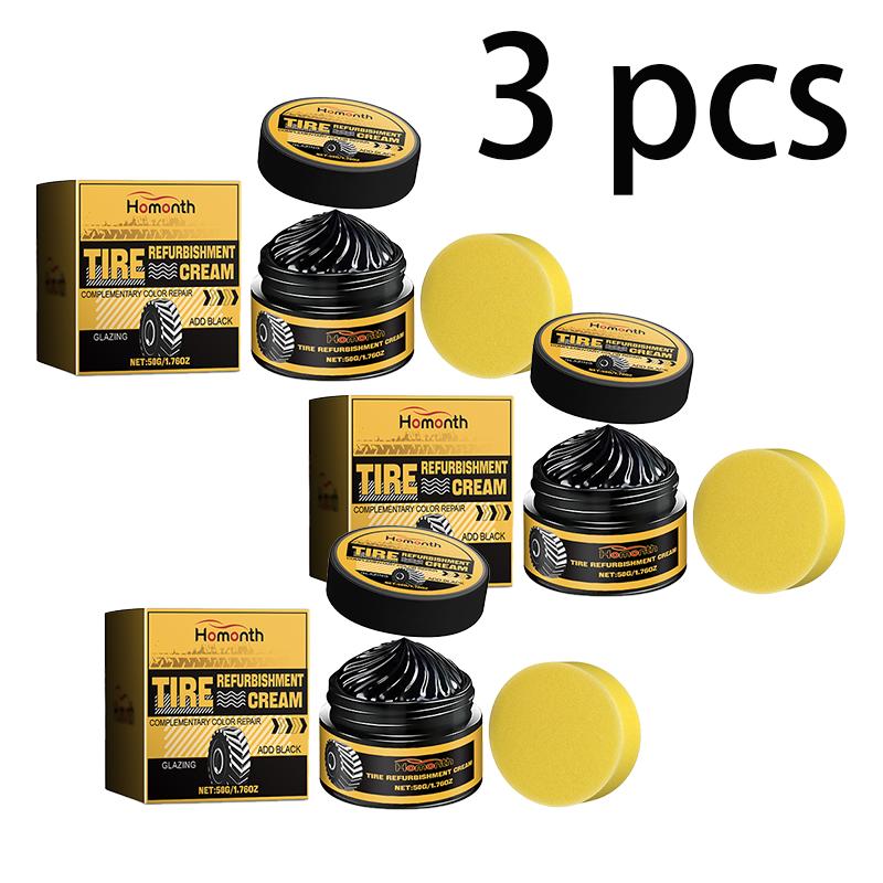 Homonth Car Tire Retreading Cream Tire Cleaning Rust Removing Polishing Brightening Waterproof Antifouling Wheel Retreading Cream