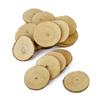 Round Wood Slices Natural Pinewood Log Discs Polished Both Sides Approx 7-9Cm Diameter 0.5-1Cm Thickness DIY Wedding