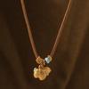 Vintage Ethnic Style Horse Pendant Necklace Lucky Jewelry Women