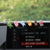 Funny 6pcs Cute Car Ornaments Car Center Console Display Screen Car Rearview Mirror Bike Little Turtle Cute Pendant Doll