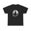Unisex Adult T Shirt Vampire Silhouette Moonlight Halloween Spooky Festive Tee