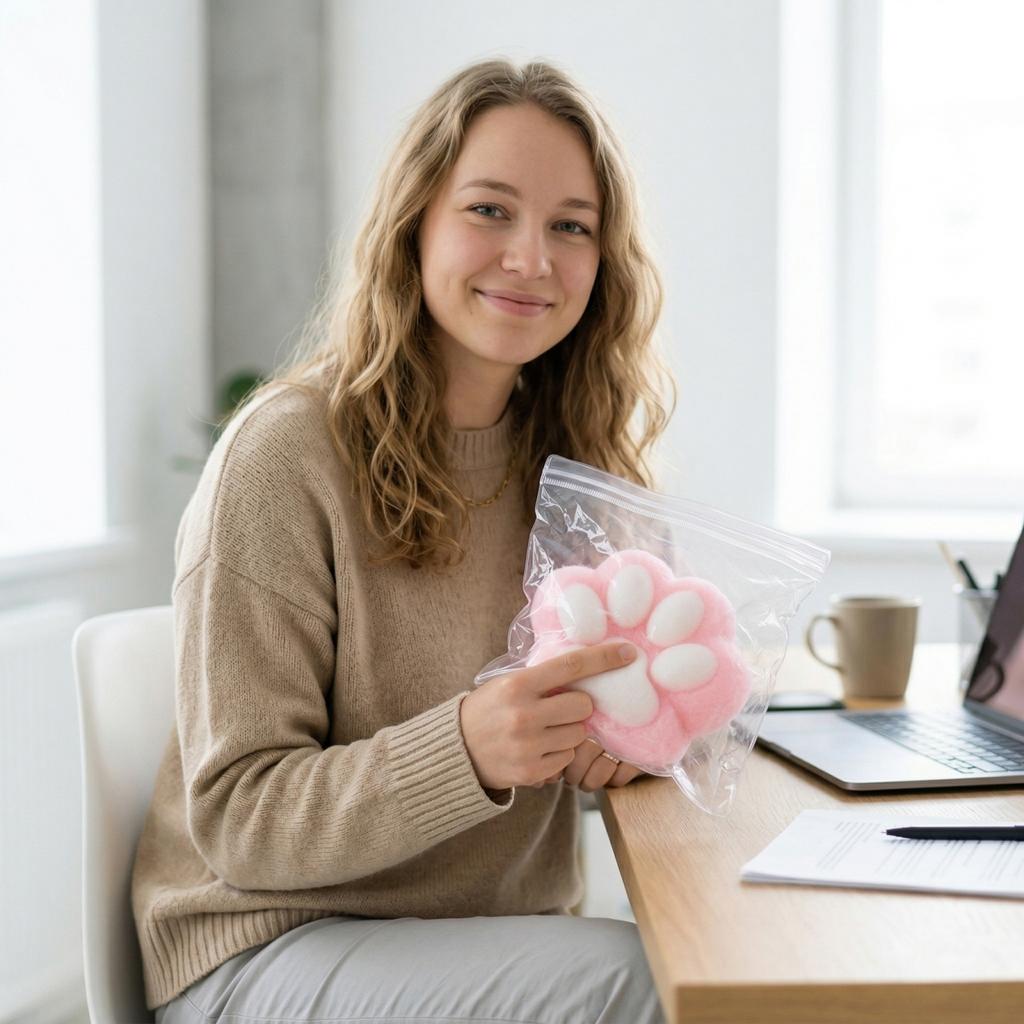 Large 5-inch Soft And Cute Toy, Adorable , Plush Ball, Jelly Fun Stress-relieving Toy, Suitable For Adults And Children.