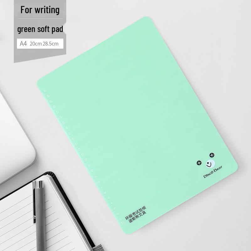 Colorful Soft Silicone Writing Pad for A4 & A3 - Ideal for Students and Exams
