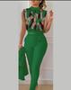 Stylish Spring Sleeveless Women's Print Casual Outfit (No Jacket)