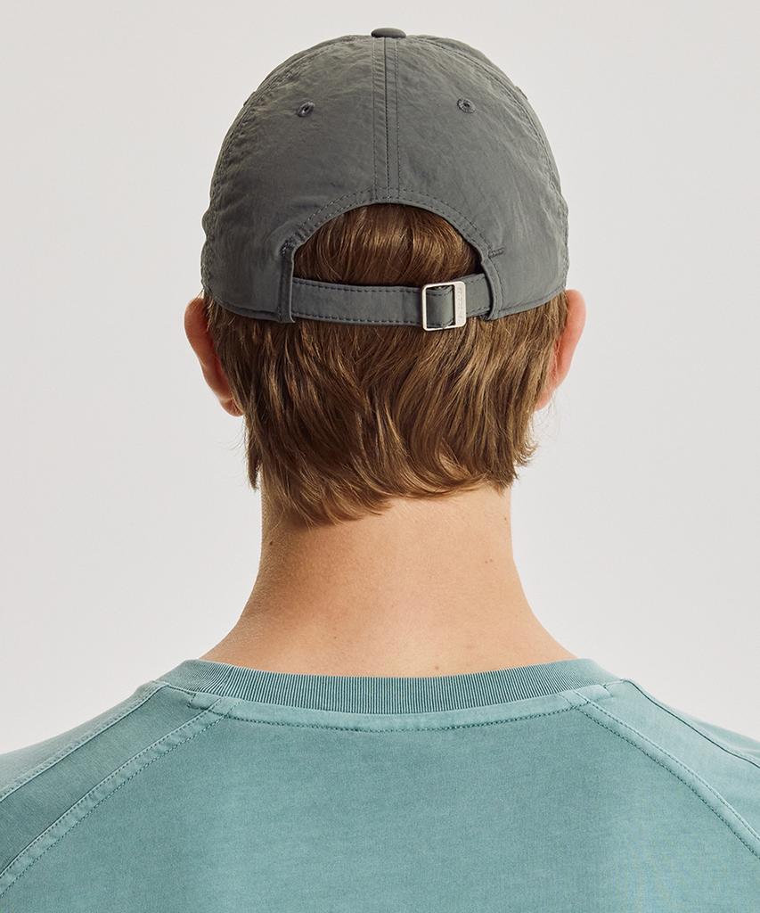 Nyuballanseu Nbgdgf1104 / Small Logo Wappen Nylon Ball Cap (Charcoal)