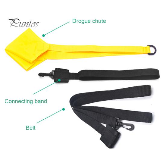Swim Parachute Swim Strength Training Belt Swimming Resistance Training Equipment with Drag Parachute Swim Belt for Adults