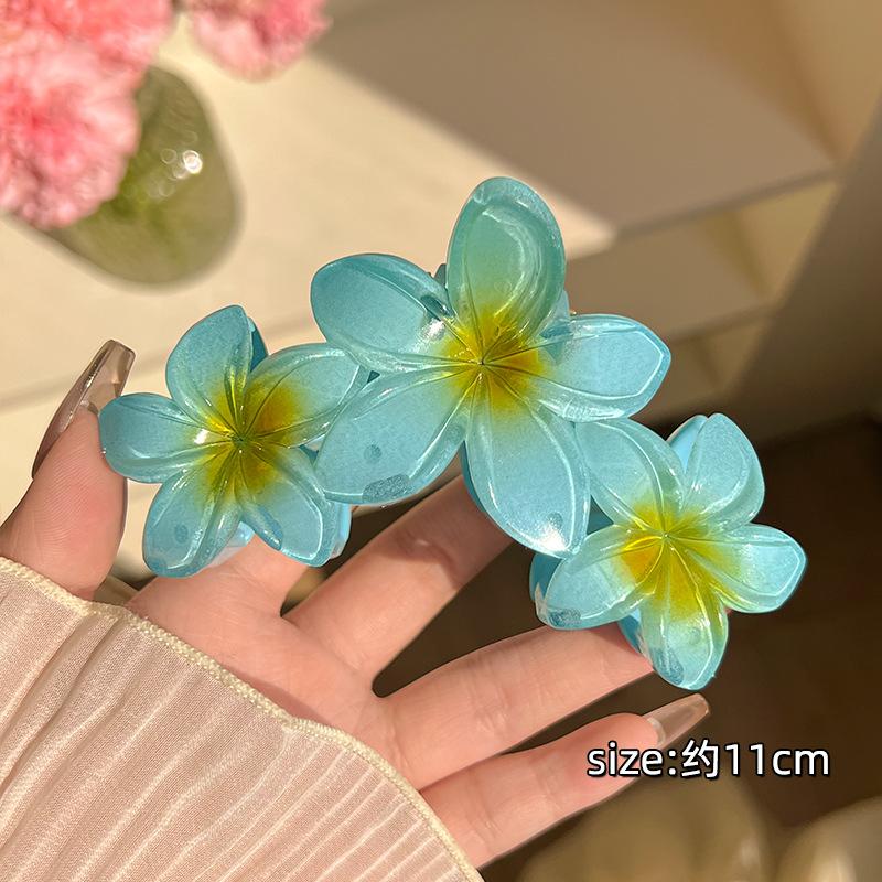 

Модные градиентные заколки-клипсы для волос в виде цветка яйца для женщин, милые акриловые заколки для волос для девочек, головные уборы, аксессуары для волос