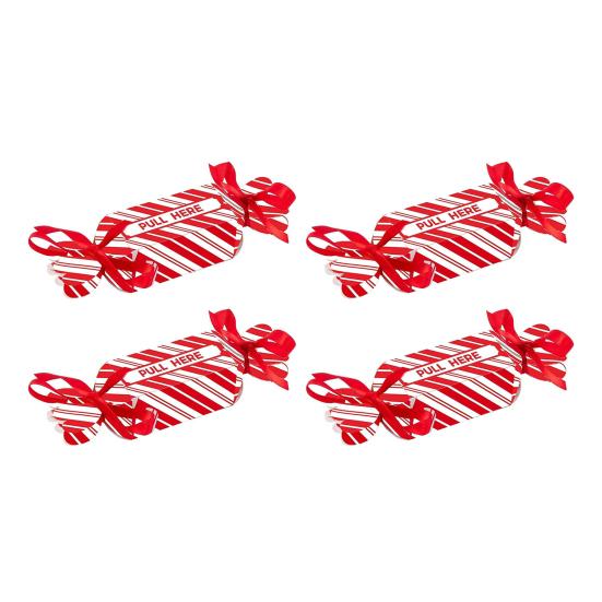 Christmas Surprise Money Pull Pouch Candy Shape Pull Out Money Gift Holder for Kids Adults DIY Christmas Money Box for Cash Gift Pull