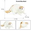 Oenux Kitty Dog Animals Model Action Figure Siamese Husky Pug Rottweiler Puppy Figurines PVC Cute Collection Toy Kids Gift