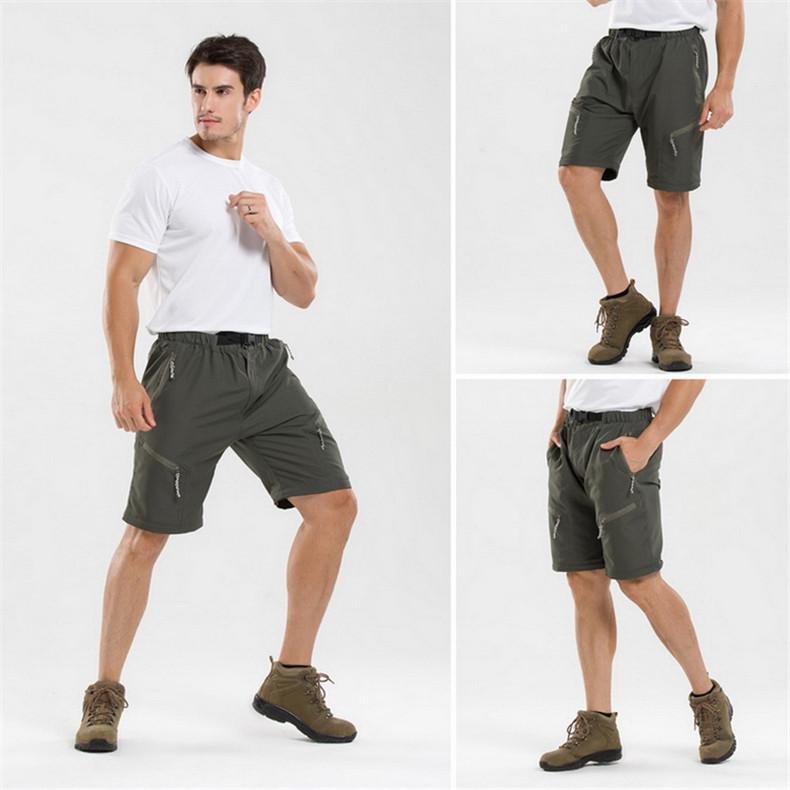 Hiking Pants Men Summer Quick Dry Outdoor Waterproof Breathable Trousers Tactical Travel Camping Trekking Remove Trousers Shorts