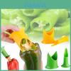 Conjunto Durável de Descaroçador de Pimenta PP Duas Peças Ferramenta Moderna para Remover o Miolo de Vegetais da Cozinha