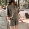 Sports Suit Women's Summer Large Size Loose Student Short-sleeved Shorts Two-piece Set Women's Trendy Fashion Suit