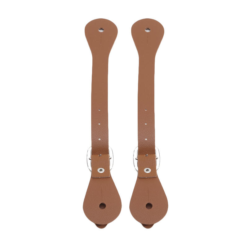 2 Pack Durable Equestrian Adjustable British Boot Straps Premium Women Men Spur Straps for Horse Riding Accessories