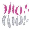 8Pcs/Set Feathers Dies Cuts For Card Making, Cutting Dies, Metal Die Cutting Mold, Scrapbooking Dies, DIY Etched Embossing Stencil For Craft