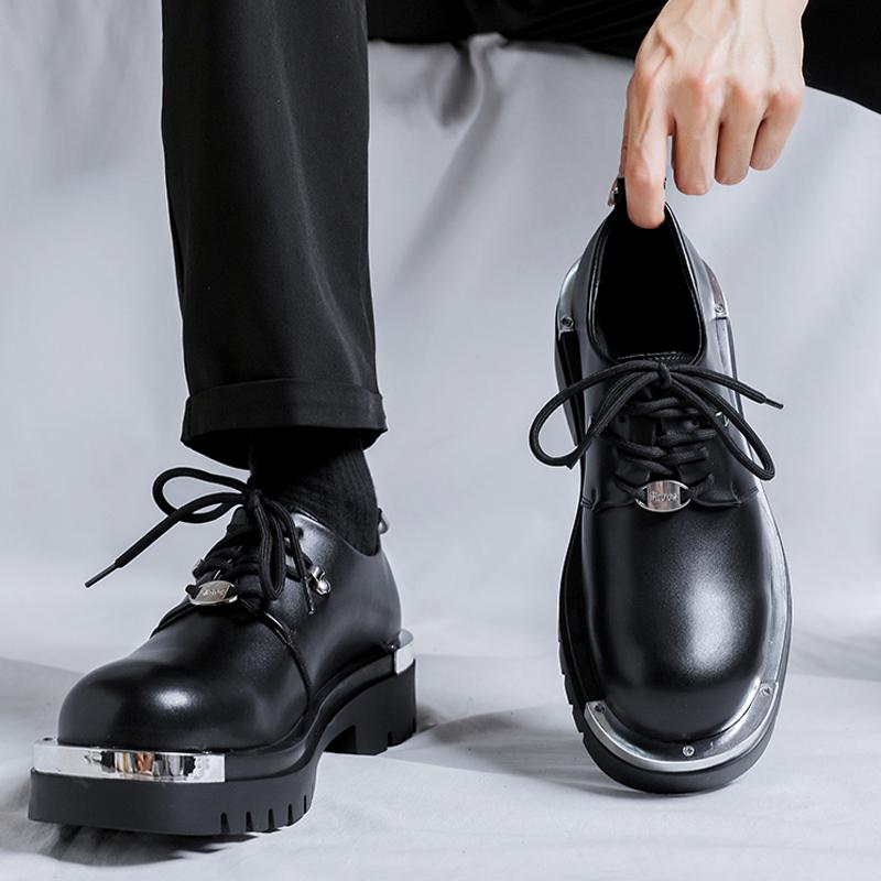 New Italian Oudoor Men's Work Shoes Business Designer Casual Shoes Luxury Brand Formal Safety Footwear High Quality Formal Shoes