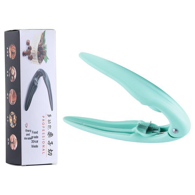 304 Stainless Steel Chestnut Nutcracker with Cross Blade for Roasted Chestnuts