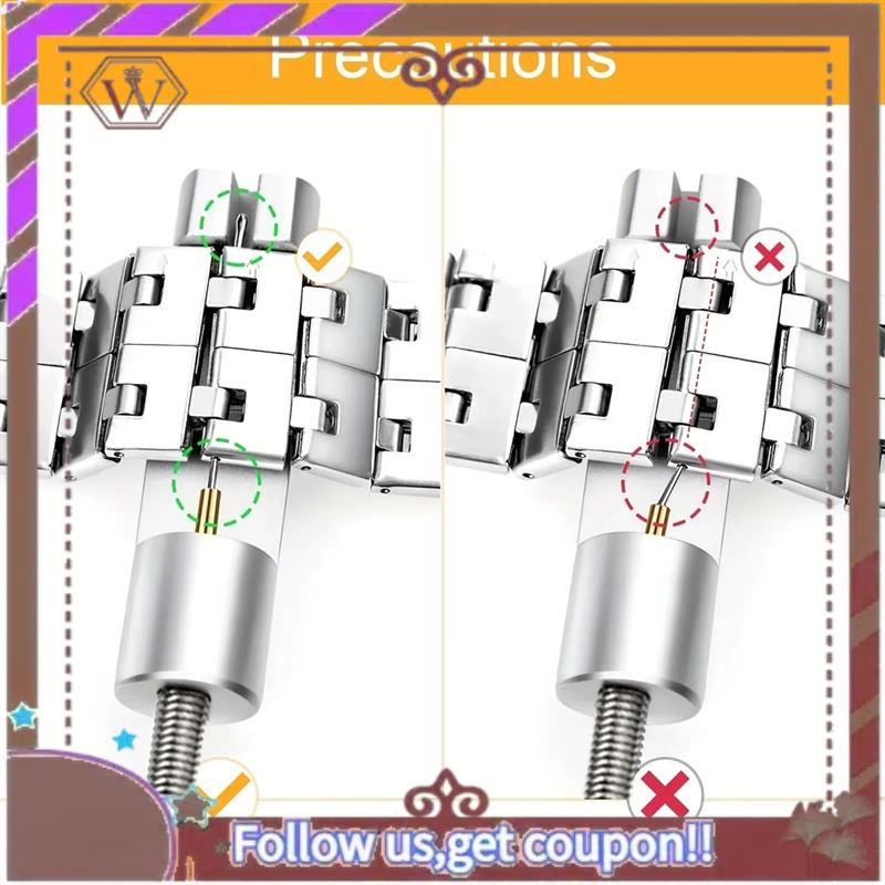 A95D-Watch Band Link Slit Strap Bracelet Chain Pin Remover Adjuster Tool Kit Set 39 Pcs For Professional Watch Repair