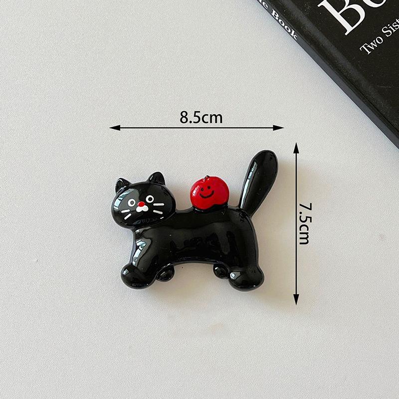 

Креативный стикер на холодильник Такса, мультяшный, из смолы, кошка, магниты на холодильник, милые персонализированные магнитные наклейки, Po Wall