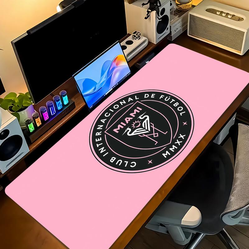 Inter Miami CF Print Cushion Non-slip Laptop Tablet Big Mousepad XXL Mat Mini PC Playmat With Lock edge