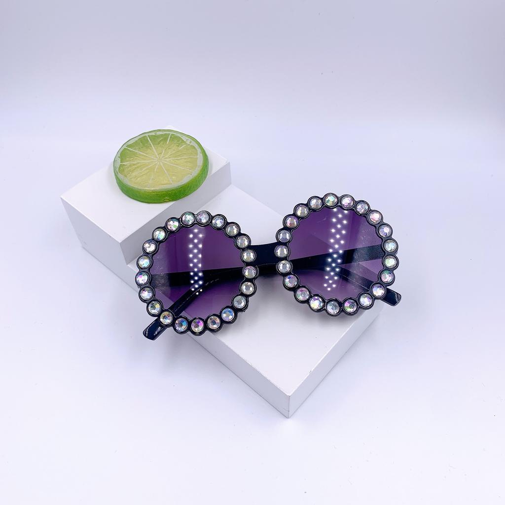 Children 2-10 Years Old Round Frame Sunglasses Fashion Frame Cartoon Personalized Sunglasses Fashion Sunglasses