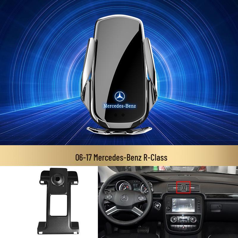 Bezdrátový držák telefonu s rychlým nabíjením Mercedes-Benz pro třídu C/třídu R/třídu S/třídu E/GLK/třídu B