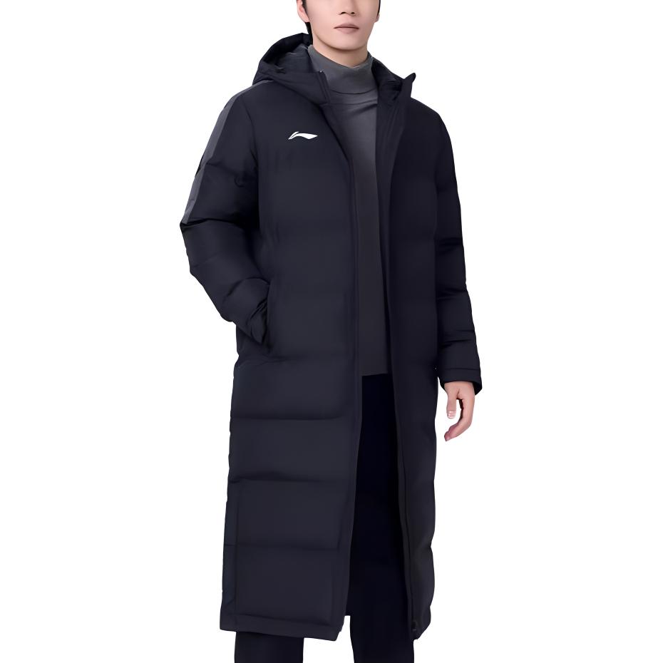 Li Ning Puffer Jacket Unisex Black YFMU009-1