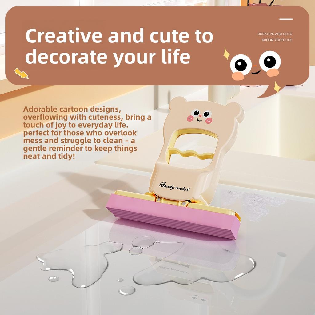 Mini Hand-wash Mop for Home Bathroom Cleaning, Cute and Lazy Desktop Stain Removal Mop